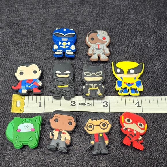 DC Super Heroes Jibbitz Charms Personalize Croc Sandals - Super Hero's Potter - Picture 3 of 5